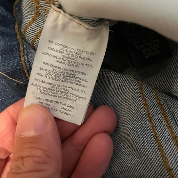 Madewell 10” High-Waisted Button Up Skinny Jeans - Picture 5 of 6